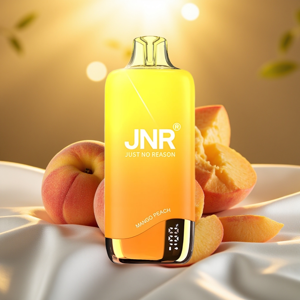 JNR Rainbow 10500 Puffs Mangue Pêche - 10500 Puffs, 18ml, 600mAh