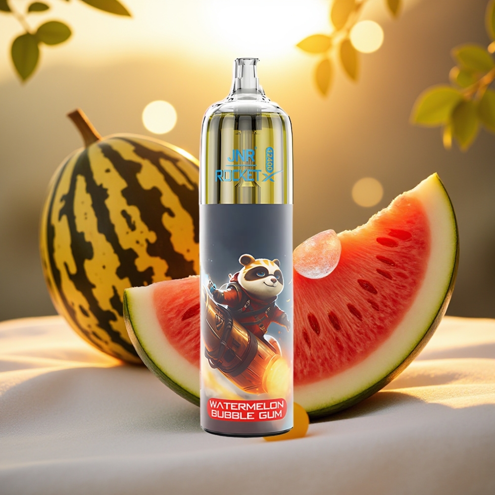 JNR Rocket-X 12400 Puffs Disposable Vape Chewing-Gum Pastèque, 25ml, 850mAh