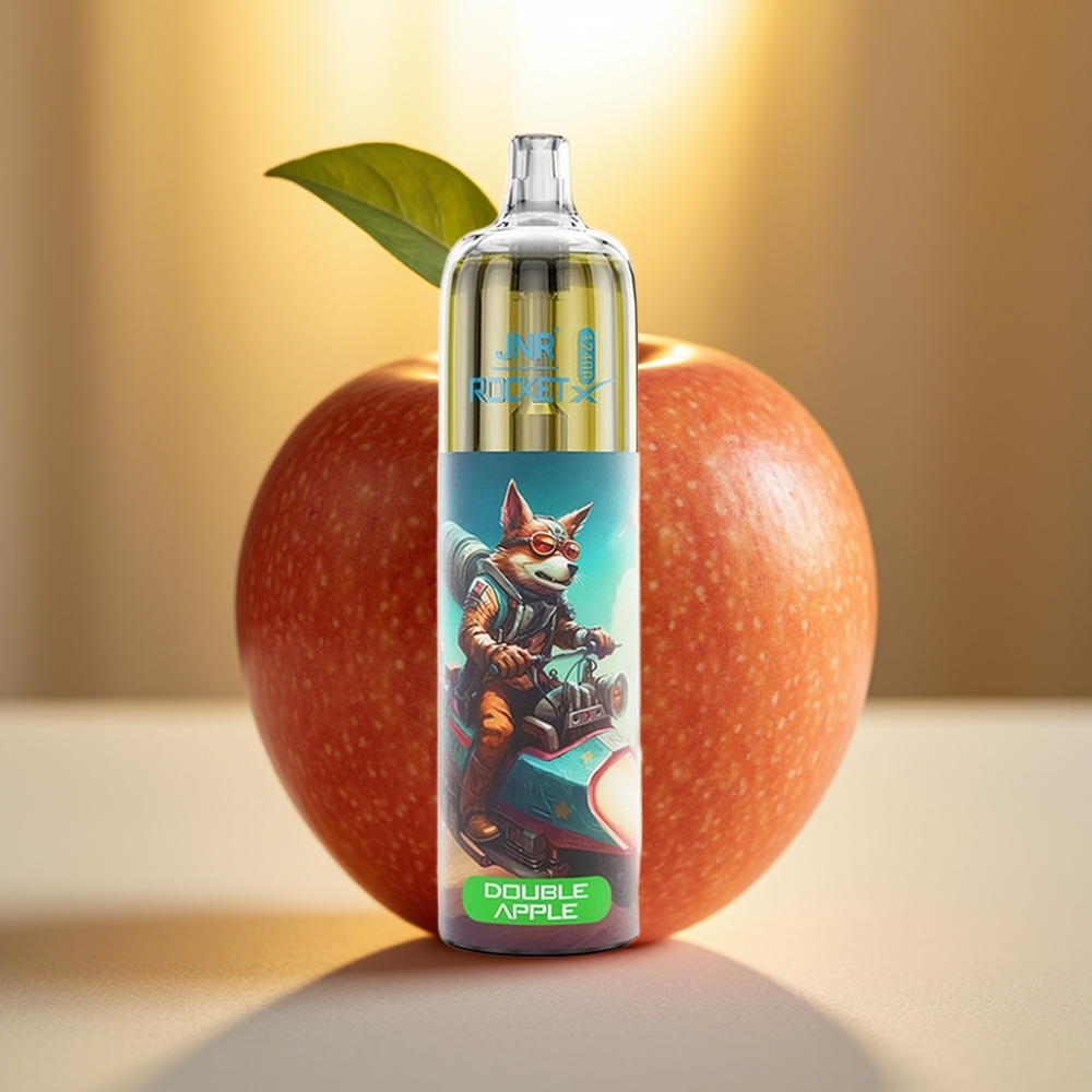 JNR Rocket-X 12400 Puffs Double Pomme avec Airflow Réglable, 850mAh, Type-C