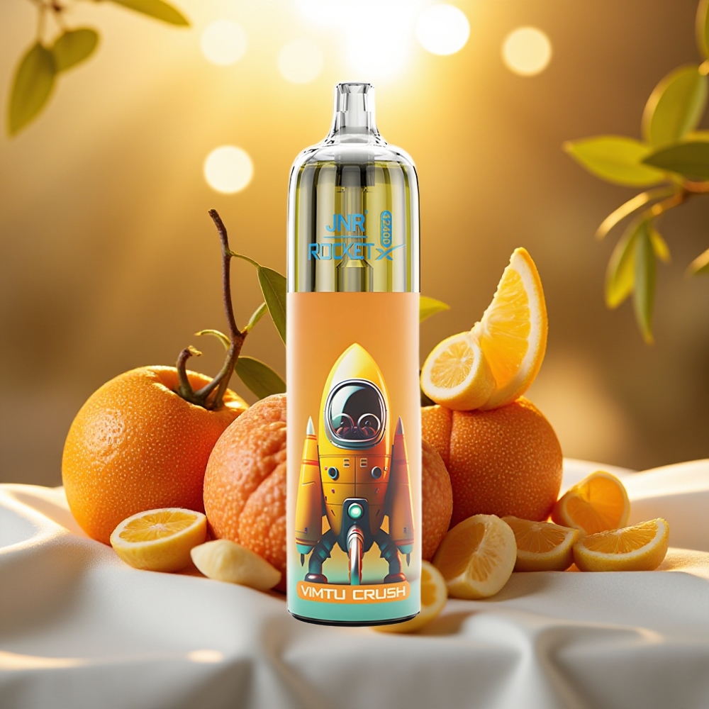 JNR Rocket-X 12400 Puffs Vapoteuse Jetable Vimtu Crush avec Airflow Réglable, Coil Mesh 1.2ohm, Batterie 850mAh