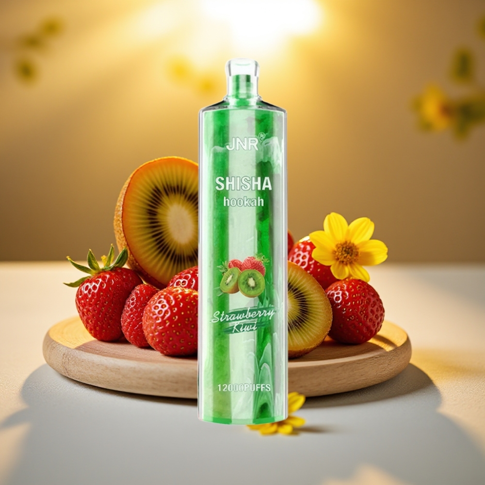JNR Shisha Hookah 12000 Puffs Fraise Kiwi 24ml 750mAh Type-C