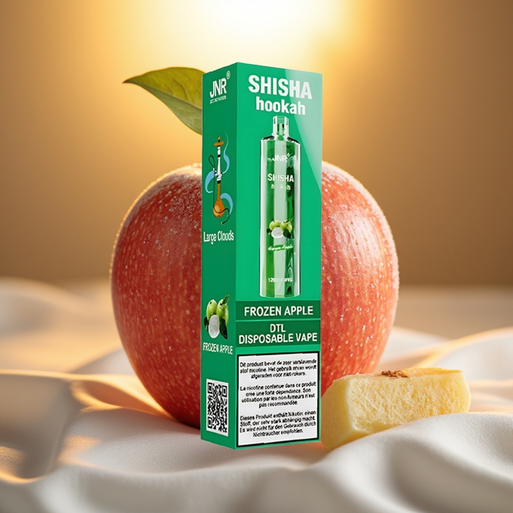 JNR Shisha Hookah 12000 Puffs Frozen Apple (24ml, 750mAh, Type-C)