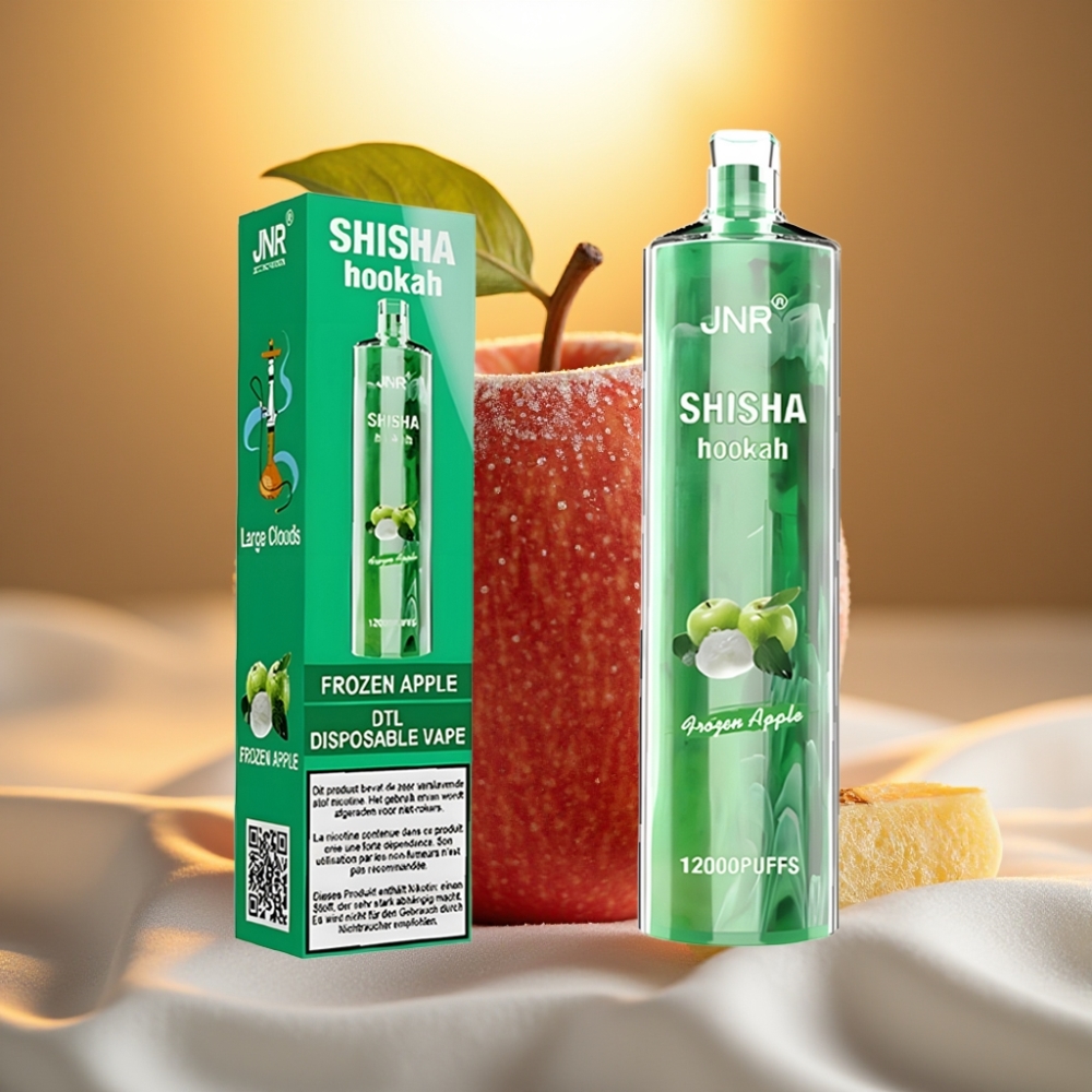 JNR Shisha Hookah 12000 Puffs Frozen Apple (24ml, 750mAh, Type-C)