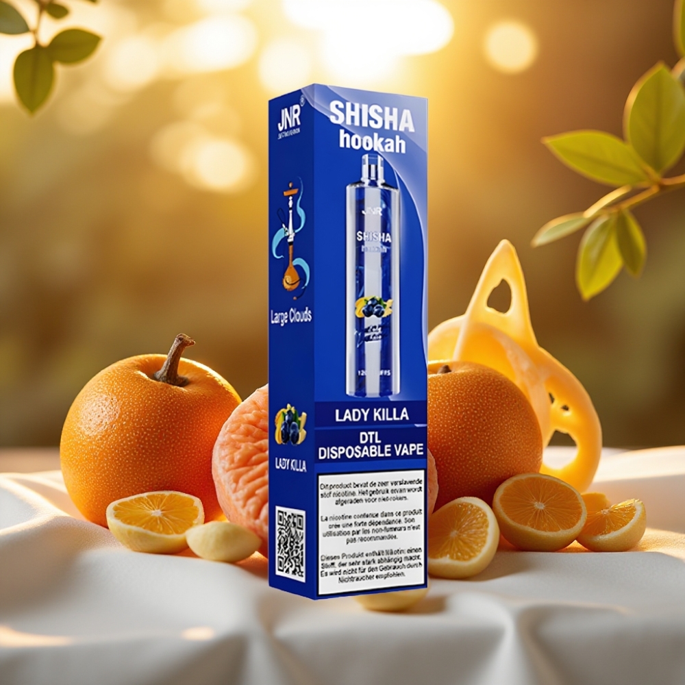 JNR Shisha Hookah 12000 Puffs Lady Killa 24ml 750mAh Type-C