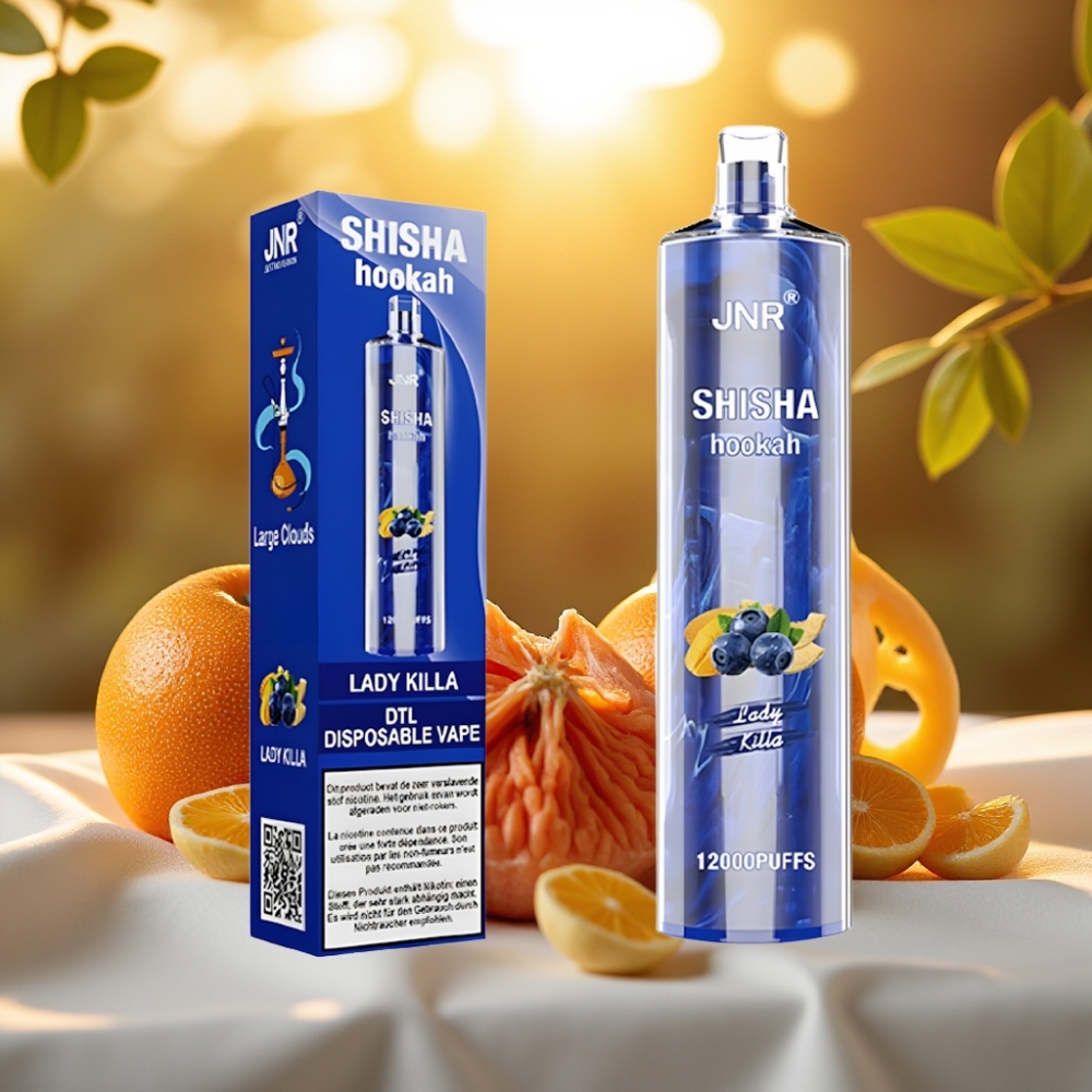 JNR Shisha Hookah 12000 Puffs Lady Killa 24ml 750mAh Type-C