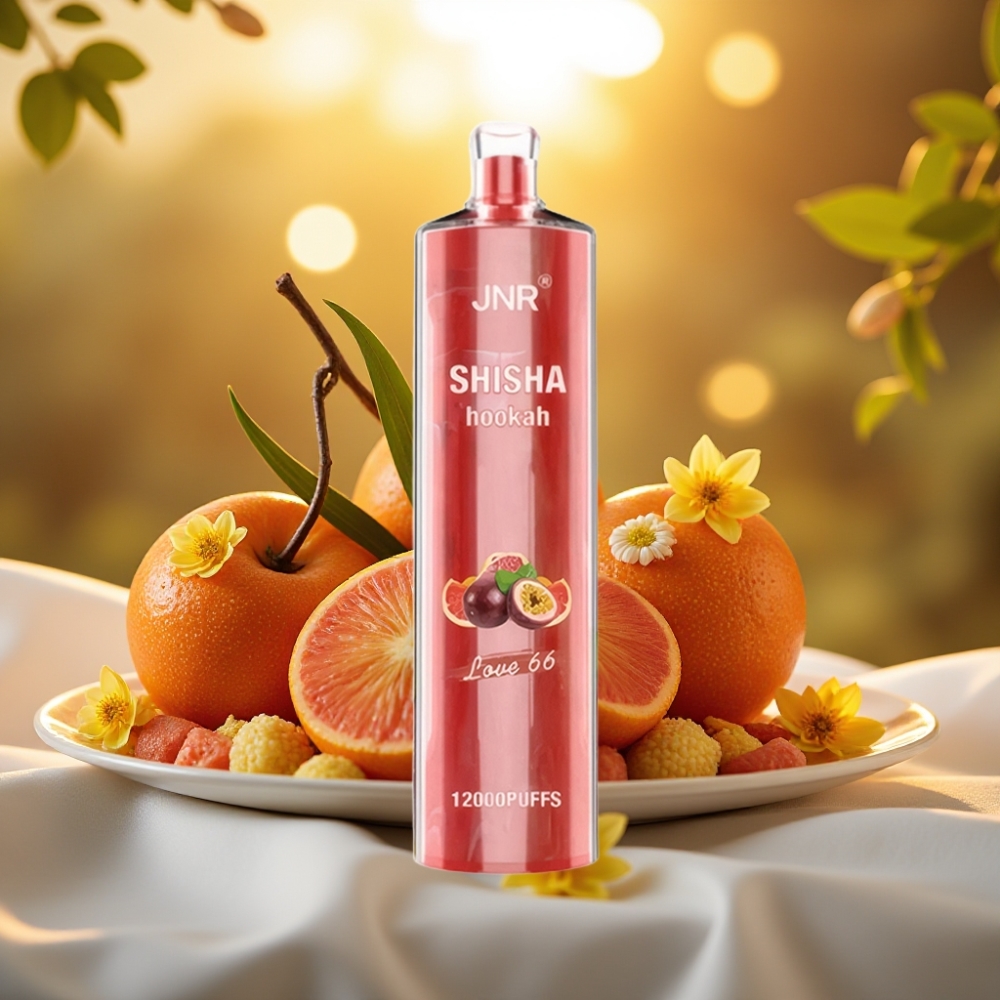 JNR Shisha Hookah 12000 Puffs Love 66 24ml 750mAh Type-C