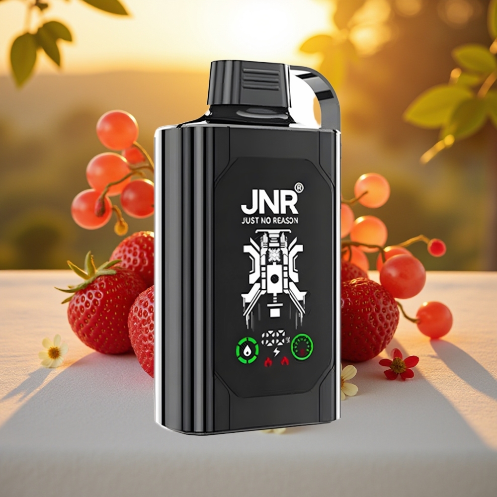 JNR Shisha Hookah Box 20500 Puffs - Fraise Raisin, 25ml, 1000mAh, Double Mesh