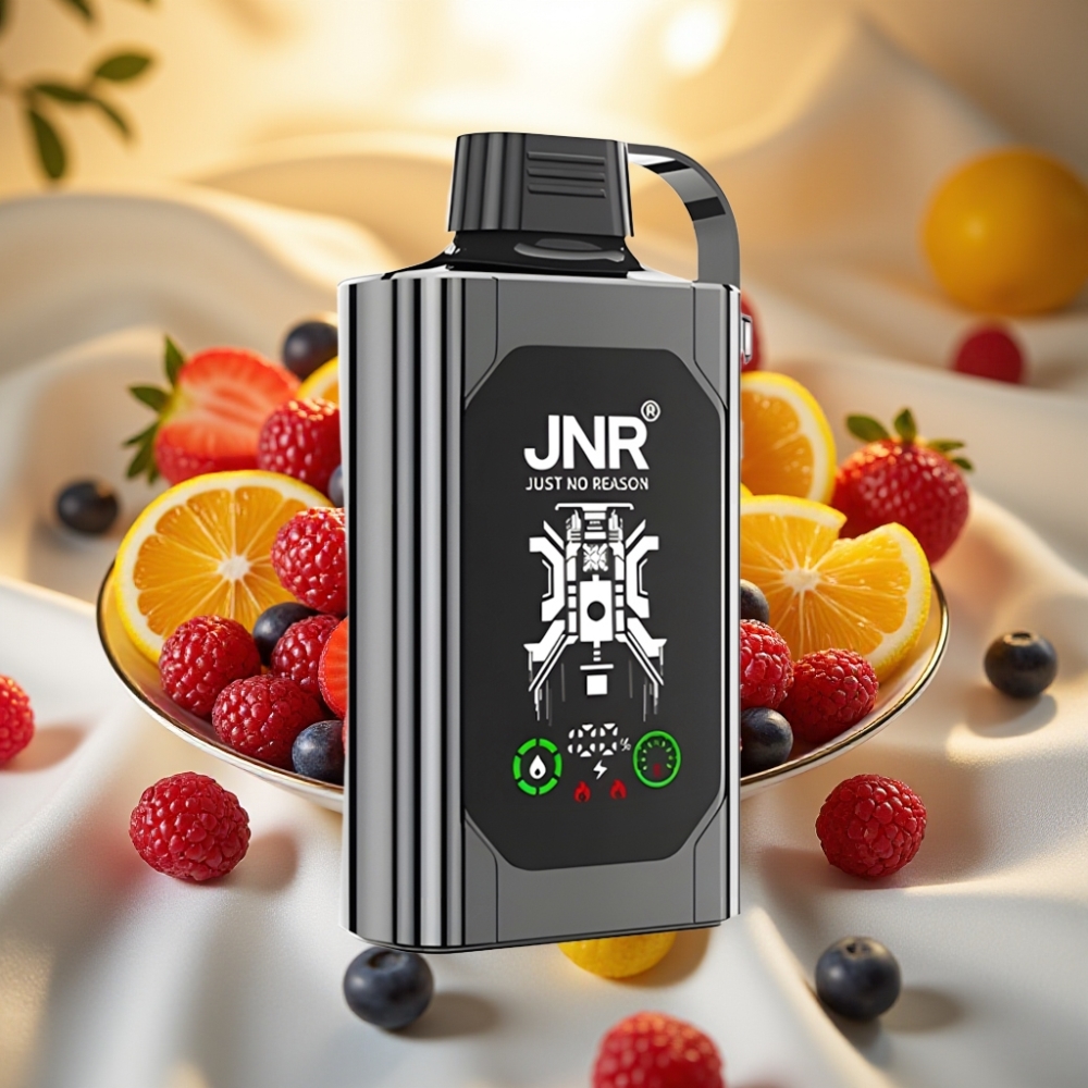 JNR Shisha Hookah Box 20500 Puffs HD Display 25ml Baies Glacées Mixtes Dual Mesh Coil