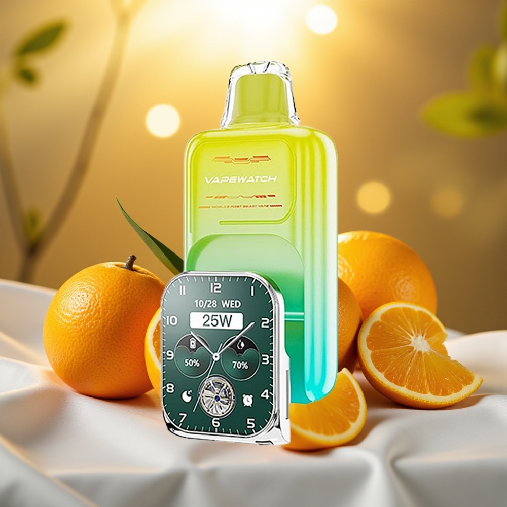 JNR VapeWatch 30000 Puffs Orange Mangue - 30 000 bouffées, 19mL, 5%