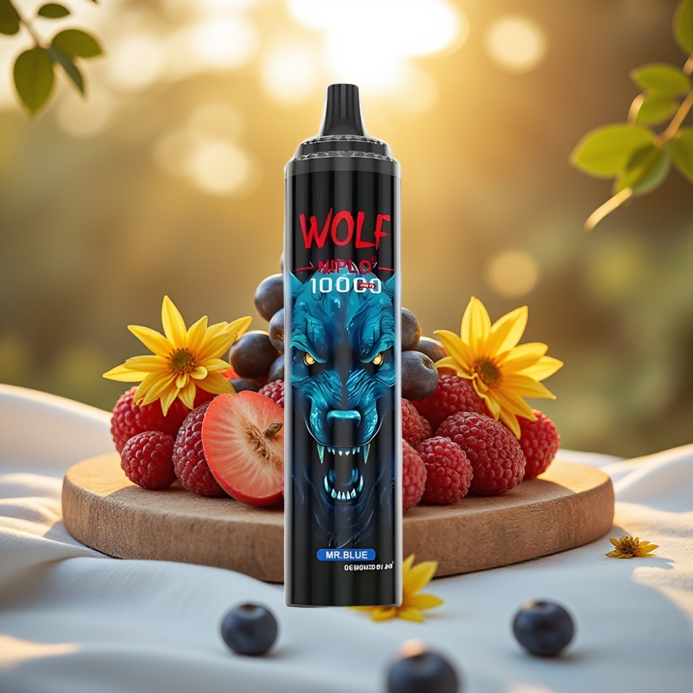 JNR Wolf Niplo 10000 Puffs - 20ml/5% - Mr Bleu