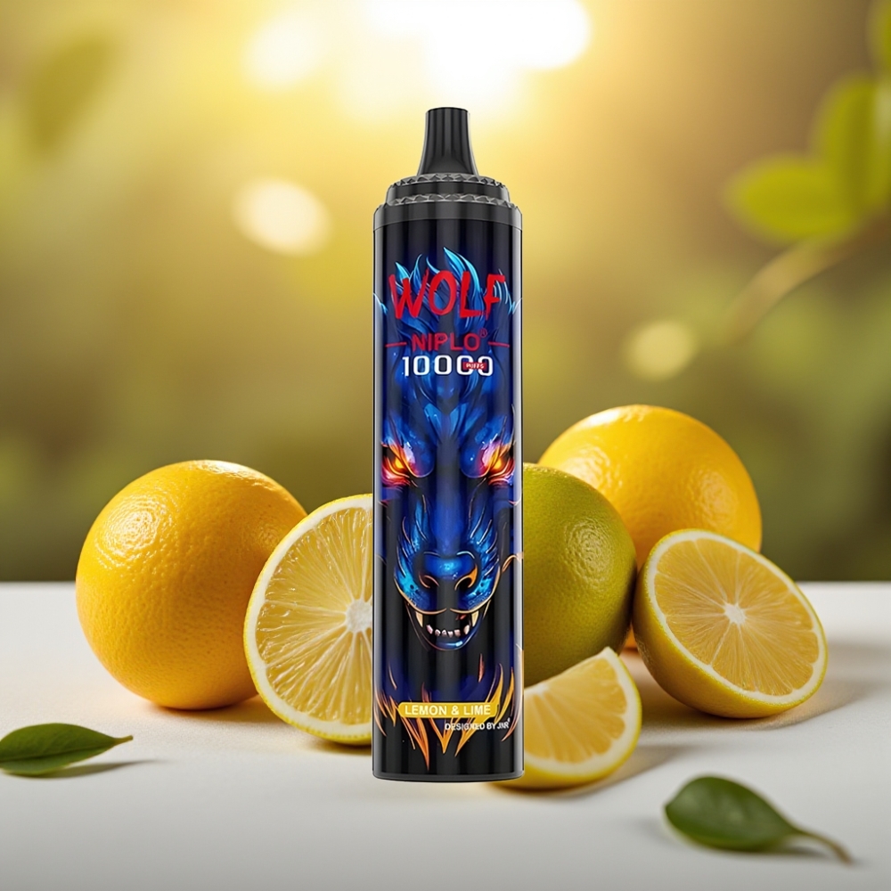 JNR Wolf Niplo 10000 Puffs Citron & Lime - 20ml/5%/Type-C
