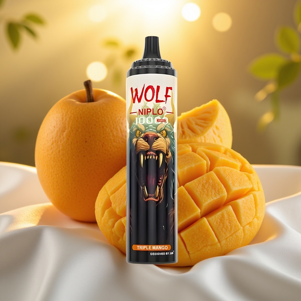 JNR Wolf Niplo Triple Mangue 10000 Puffs 20ml 5%