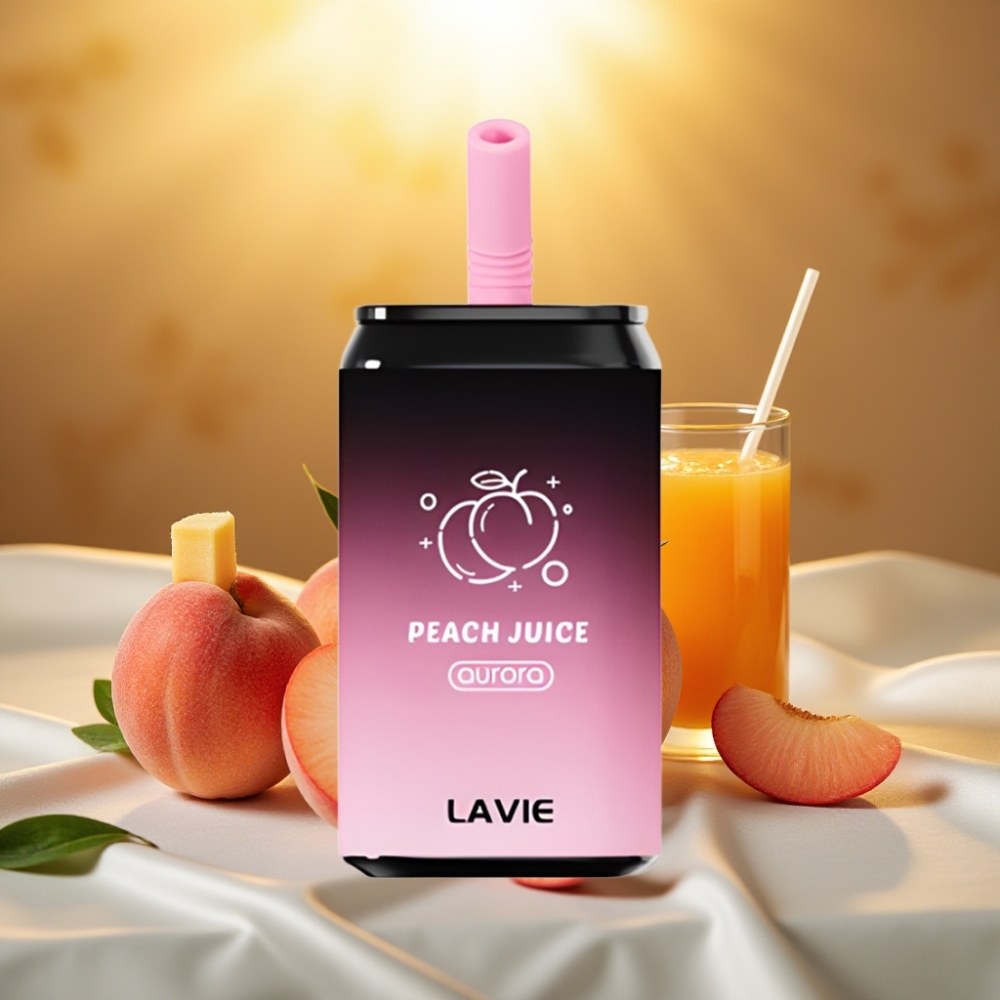 LAVIE Aurora 11000 Puffs Jus de Pêche – 22ML, 5%, Type C