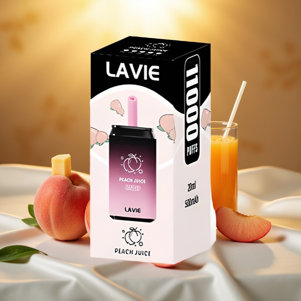 LAVIE Aurora 11000 Puffs Jus de Pêche – 22ML, 5%, Type C