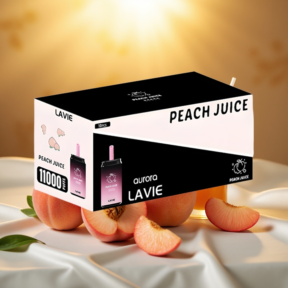 LAVIE Aurora 11000 Puffs Jus de Pêche – 22ML, 5%, Type C