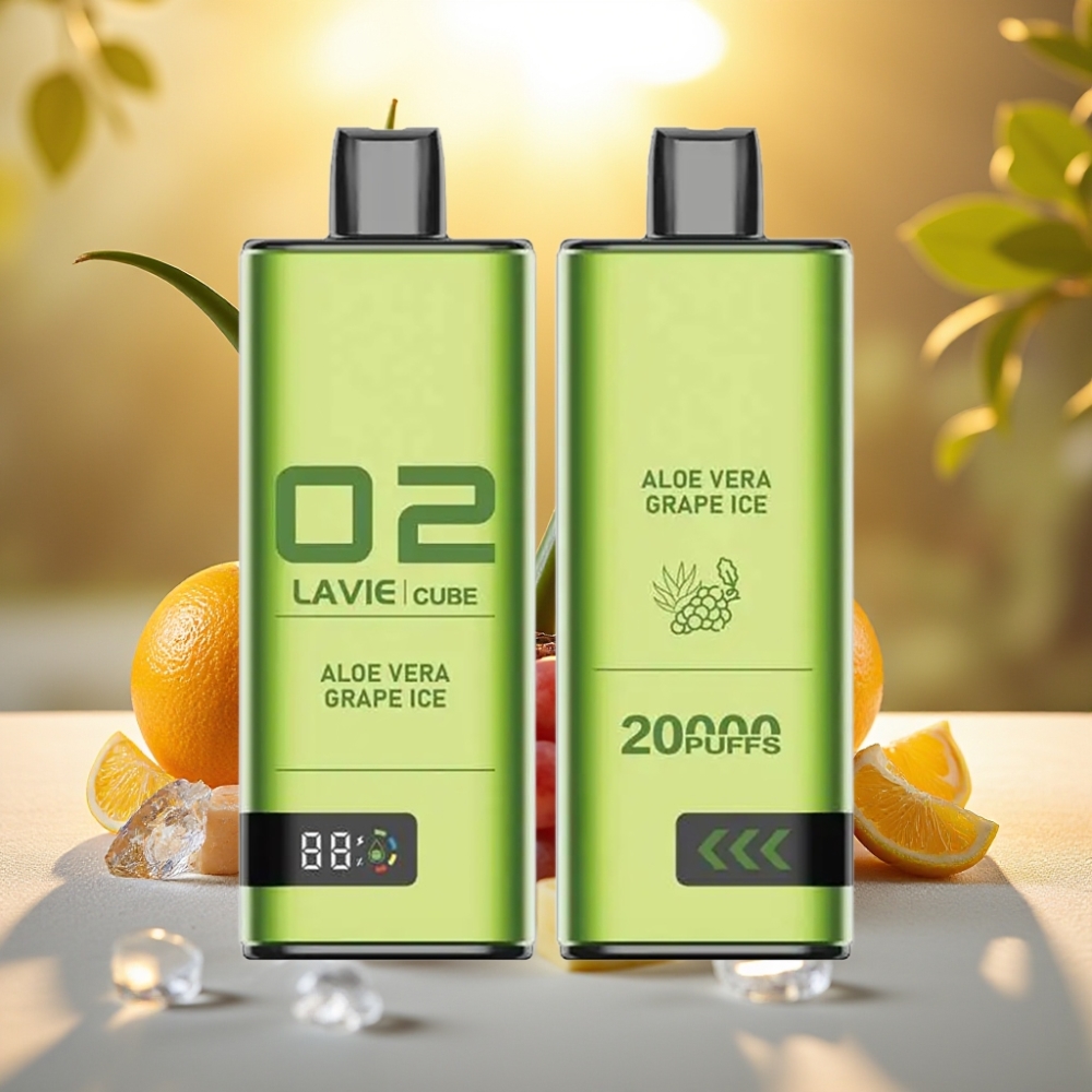 Lavie Cube 20000 Puffs Aloe Vera Raisin Glacé 28ML 5% Type C