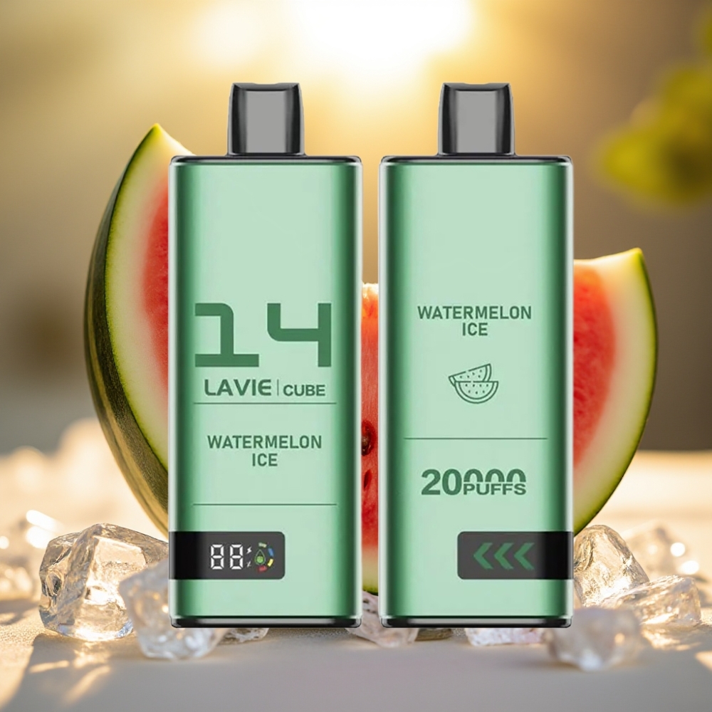 Lavie Cube 20000 Puffs Pastèque Glacée 28ML 5% 600mAh Type C