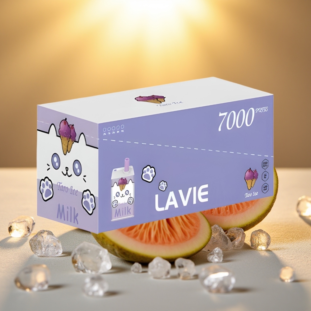 LAVIE Milk 7000 Puffs Glace Taro 16ML 5% 600mAh Type C