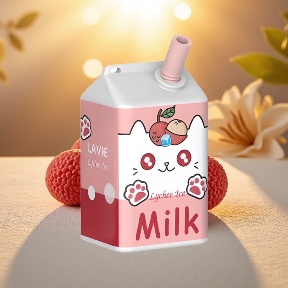 LAVIE Milk 7000 Puffs Litchi Glacé 16ML 5% 7000 Puffs