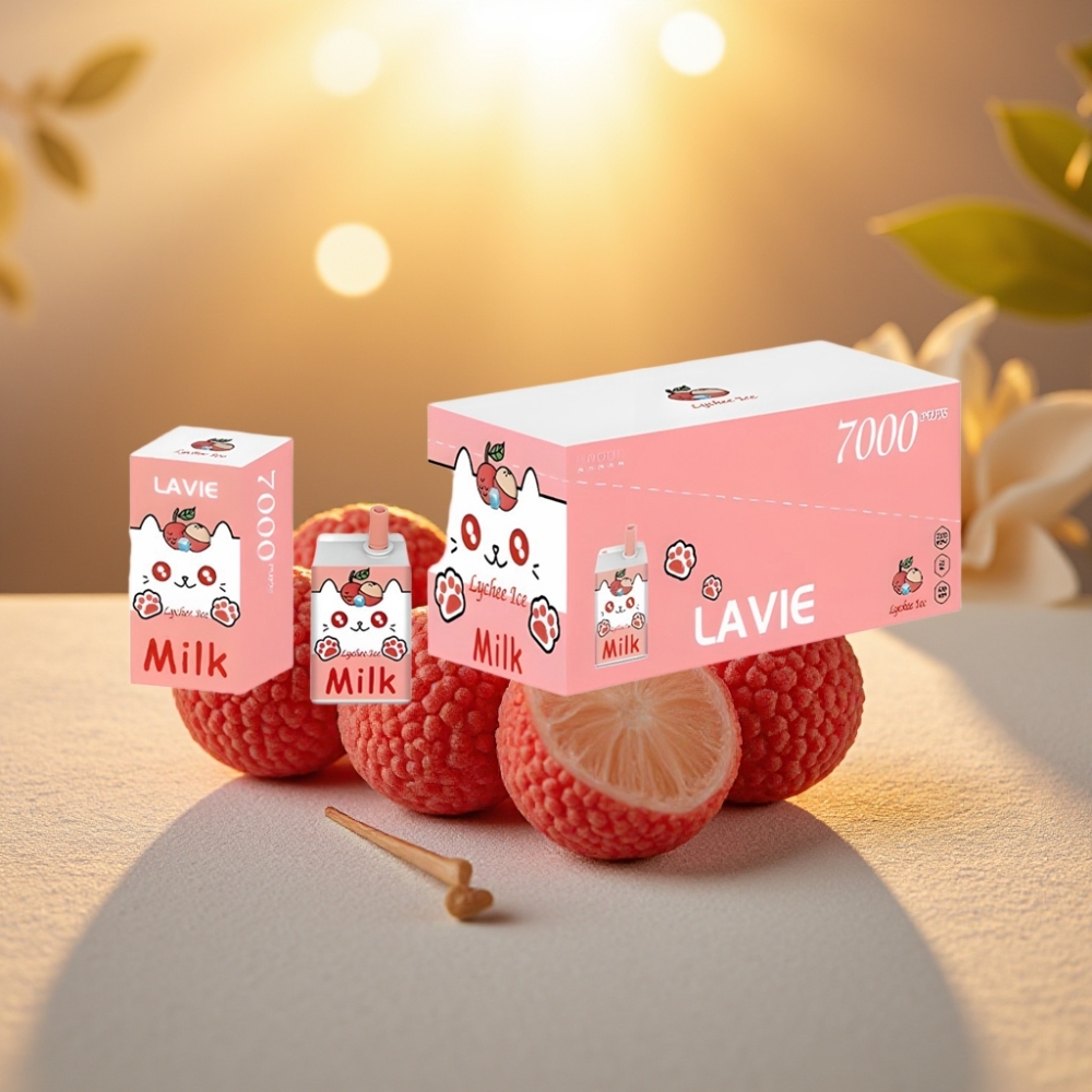 LAVIE Milk 7000 Puffs Litchi Glacé 16ML 5% 7000 Puffs