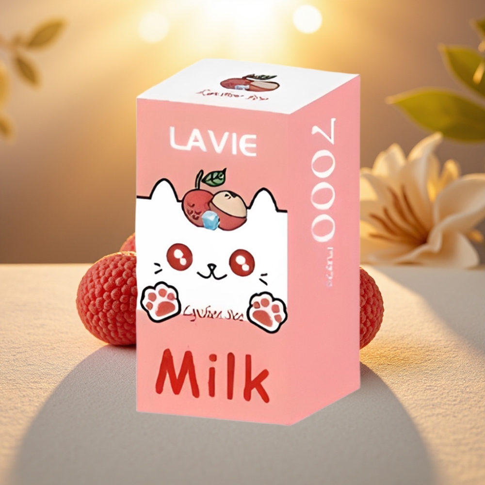 LAVIE Milk 7000 Puffs Litchi Glacé 16ML 5% 7000 Puffs