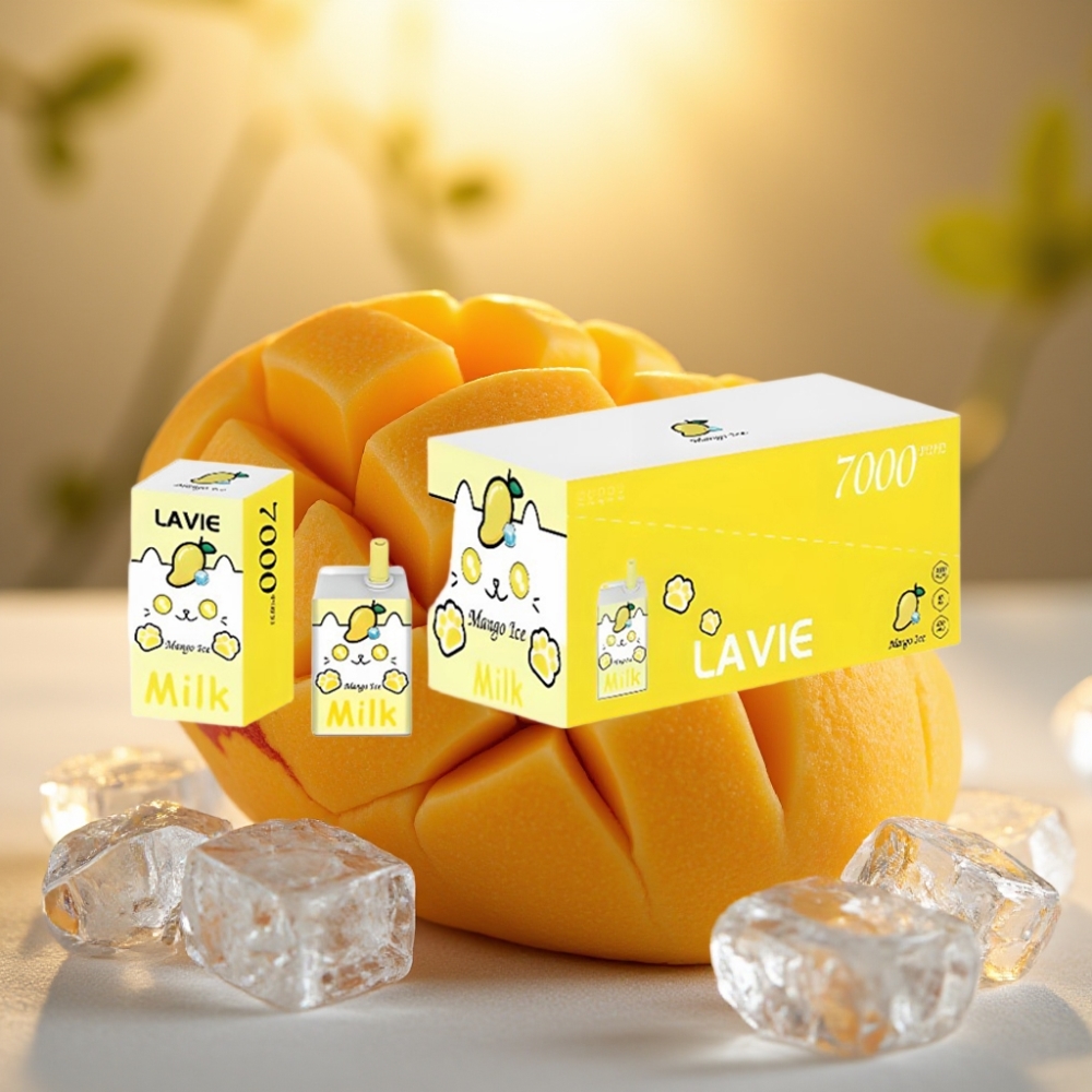 LAVIE Milk 7000 Puffs Mangue Glacée 16ML 5% 600mAh Type C
