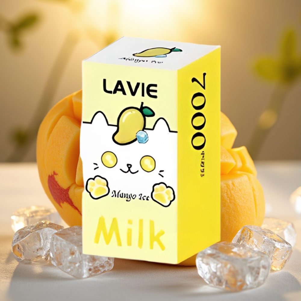 LAVIE Milk 7000 Puffs Mangue Glacée 16ML 5% 600mAh Type C