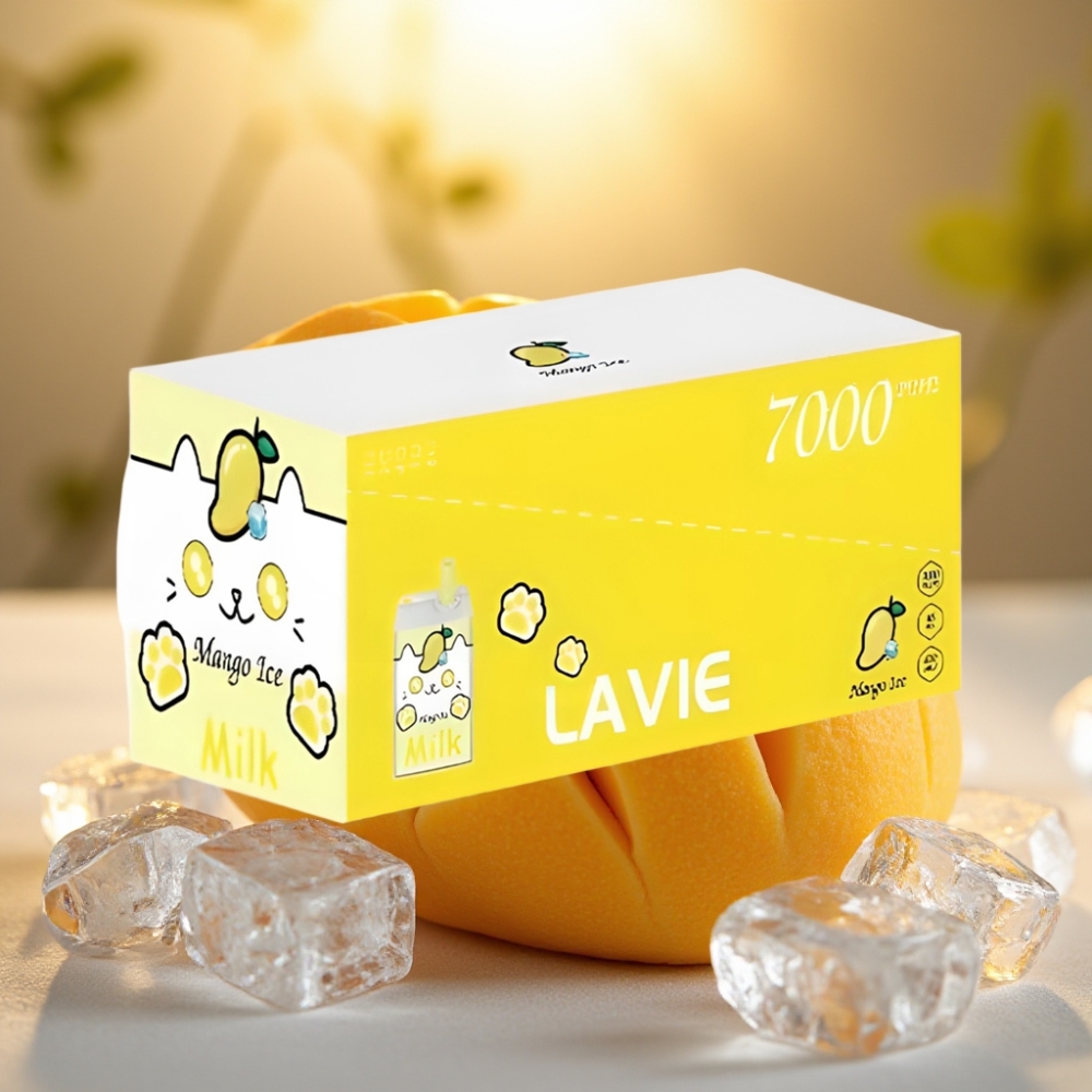 LAVIE Milk 7000 Puffs Mangue Glacée 16ML 5% 600mAh Type C