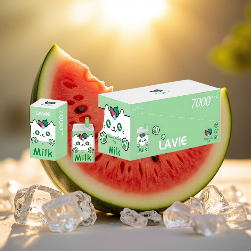 LAVIE Milk 7000 Puffs Pastèque Glacée - 16ML, 5%, Type C