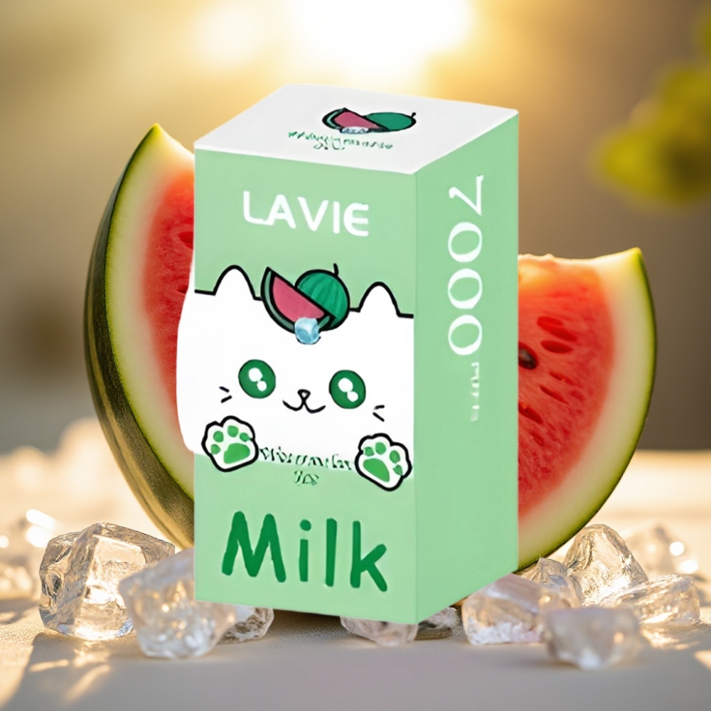 LAVIE Milk 7000 Puffs Pastèque Glacée - 16ML, 5%, Type C