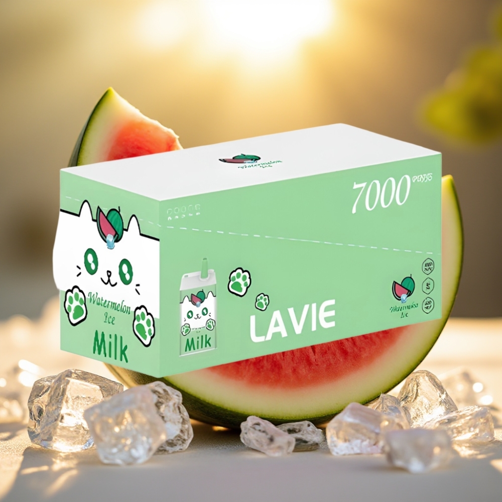 LAVIE Milk 7000 Puffs Pastèque Glacée - 16ML, 5%, Type C
