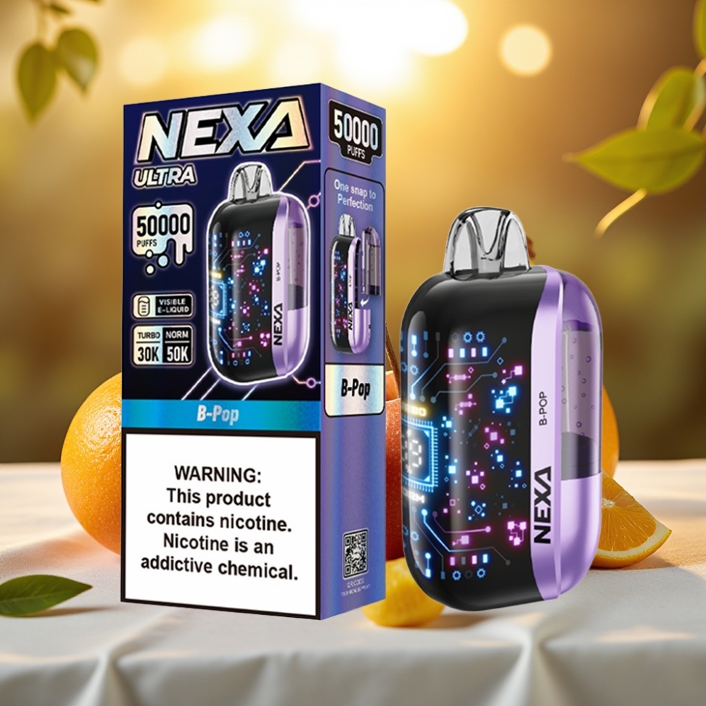 NEXA Ultra 50K Disposable Vape B-Pop 20ml 50000 Puffs 5%