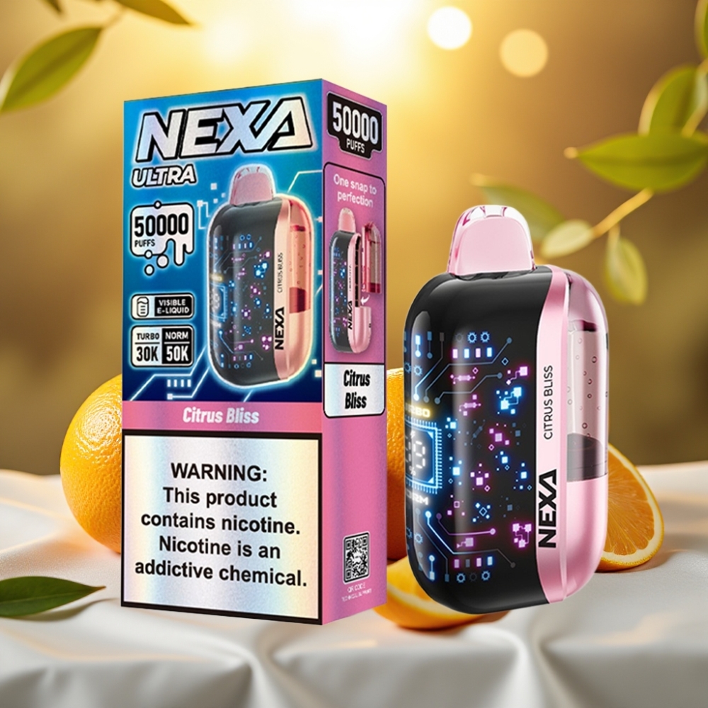 NEXA Ultra 50K Disposable Vape Citrus Bliss 20ml 5% 50000 Puffs