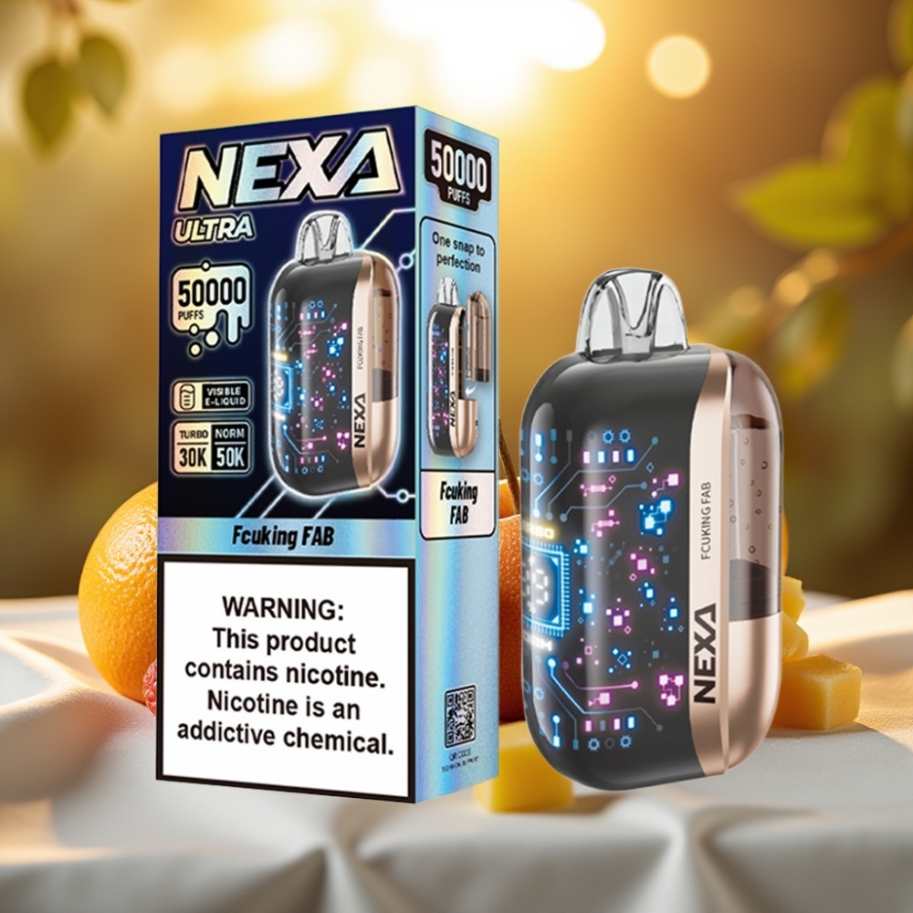 NEXA Ultra 50K Disposable Vape Fcuking Fab 20ml 5% 50000 Puffs