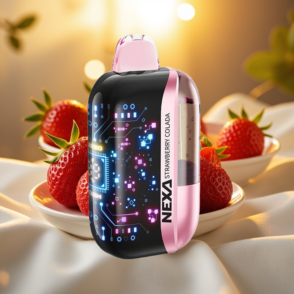 NEXA Ultra 50K Disposable Vape Fraise Colada 20ml 5% 50000 Puffs Type-C