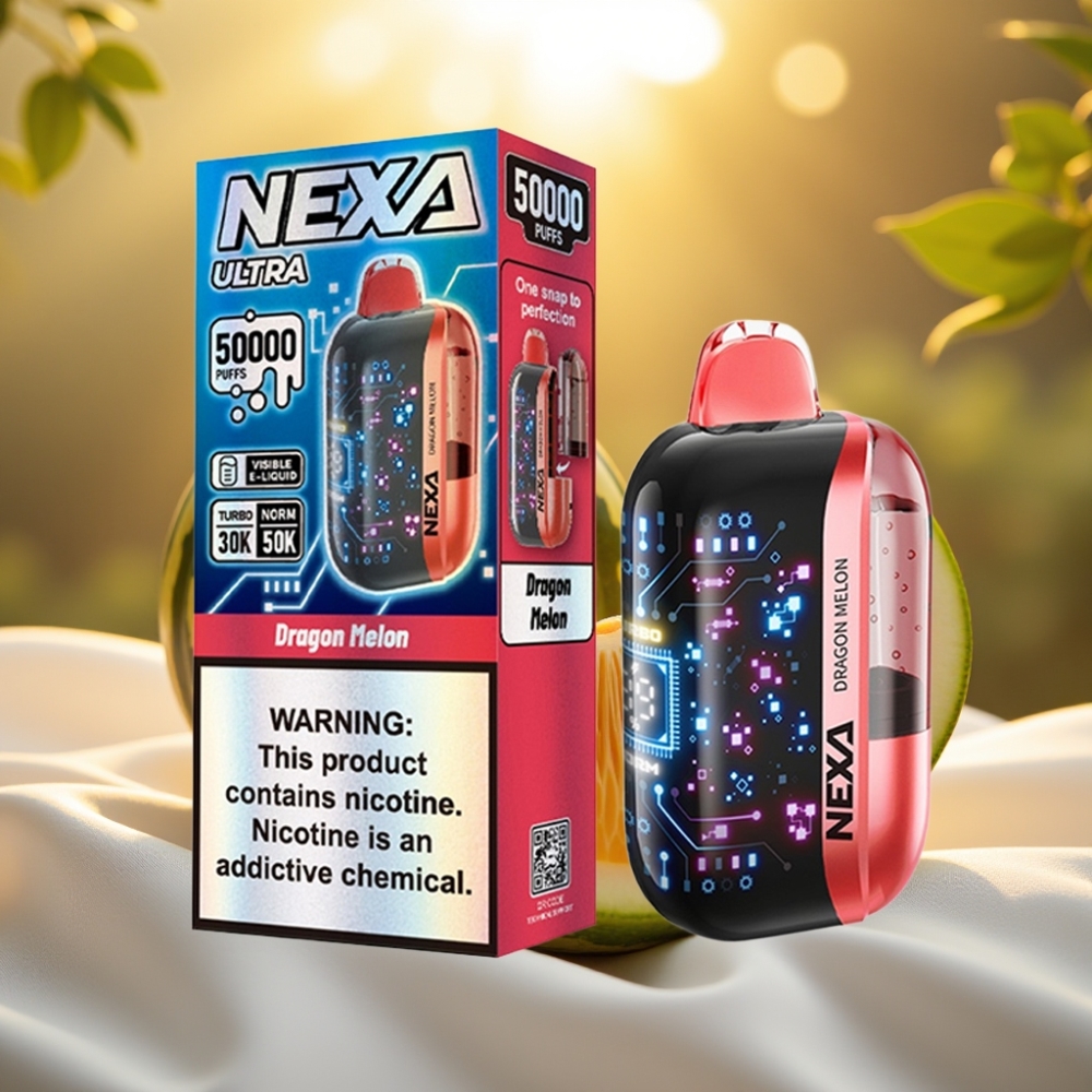 NEXA Ultra 50K Disposable Vape Melon Dragon 20ml 5% 50000 Puffs