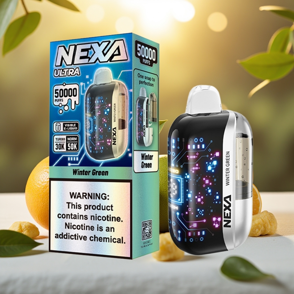 NEXA Ultra 50K Disposable Vape Vert Hivernal 20ml 800mAh 5%