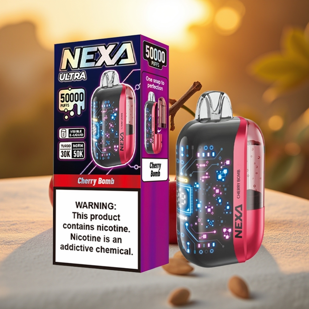 NEXA Ultra Cerise Bomp 50K - 20ml, 800mAh, 5% Nicotine