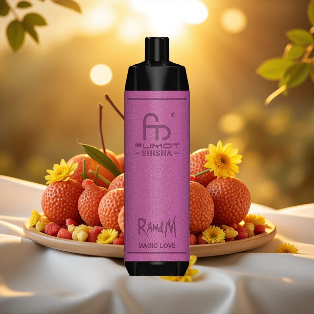 RandM Fumot Shisha 10000 Puffs - 18ml, 850mAh, 0.6ohm, Amour Magique