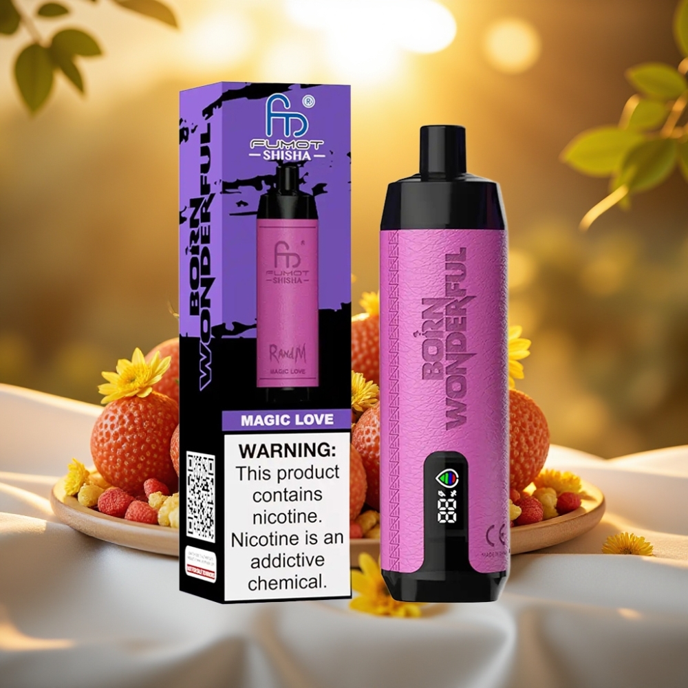 RandM Fumot Shisha 10000 Puffs - 18ml, 850mAh, 0.6ohm, Amour Magique