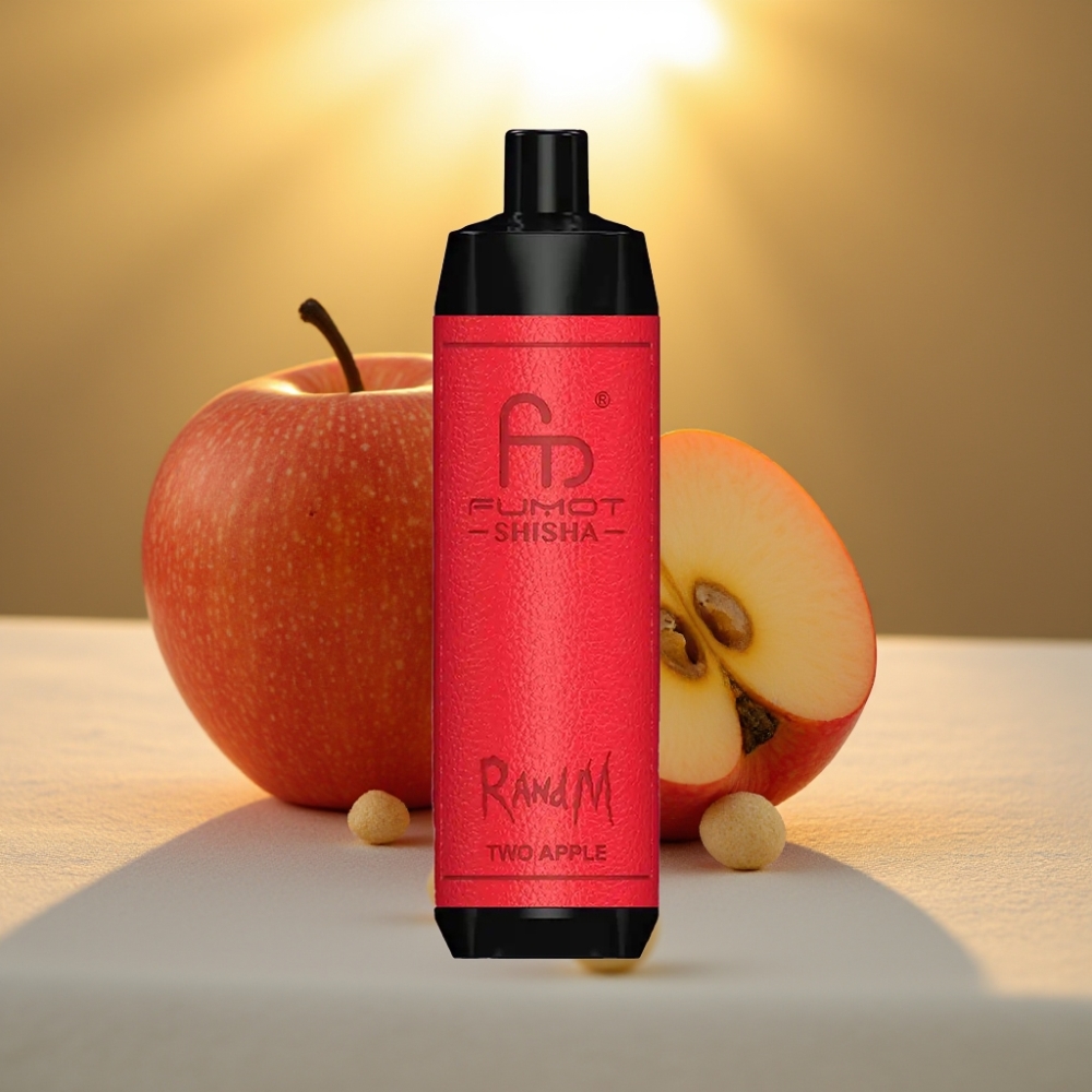RandM Fumot Shisha 10000 Puffs Deux Pommes, 18ml, 850mAh, 0,6ohm