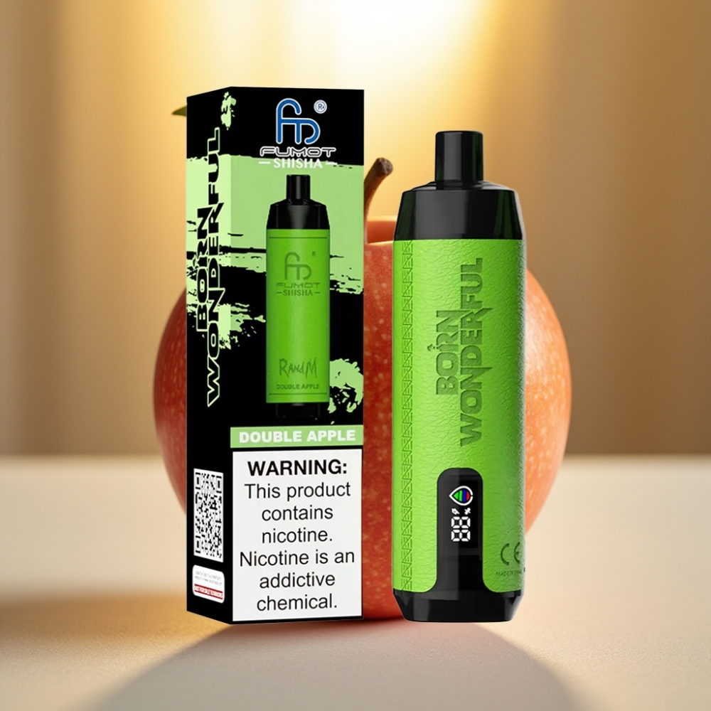 RandM Fumot Shisha 10000 Puffs Double Pomme, 18ml, 850mAh, 0.6ohm