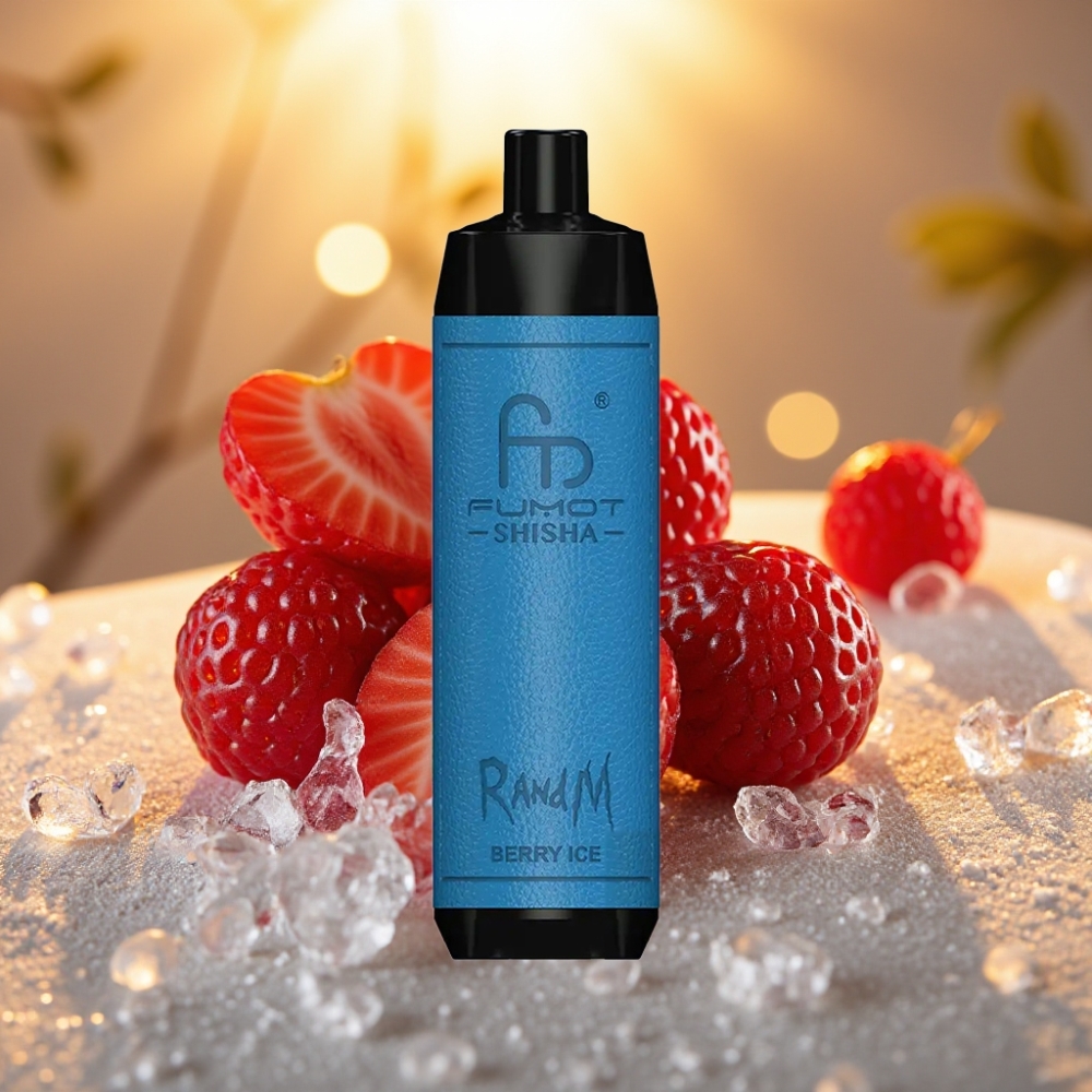 RandM Fumot Shisha 10000 Puffs Glace Fruitée - 18ml, 0.6ohm, Type-C