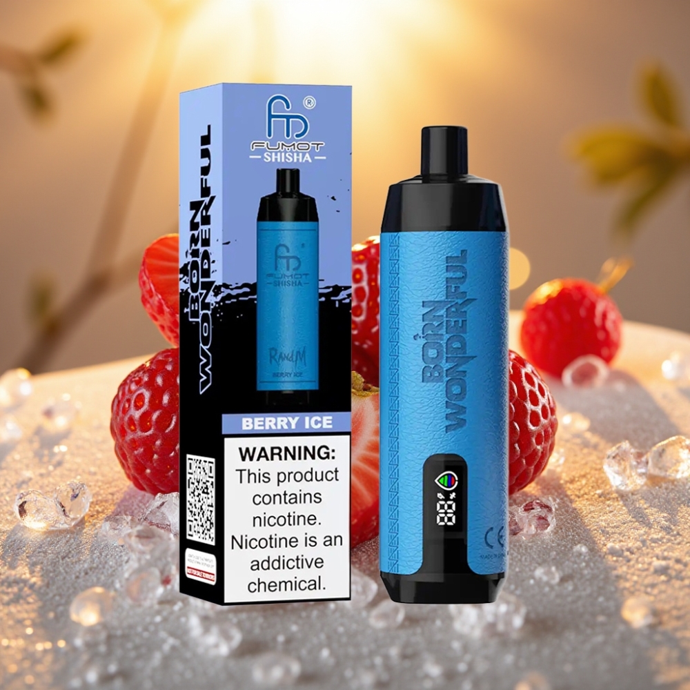 RandM Fumot Shisha 10000 Puffs Glace Fruitée - 18ml, 0.6ohm, Type-C