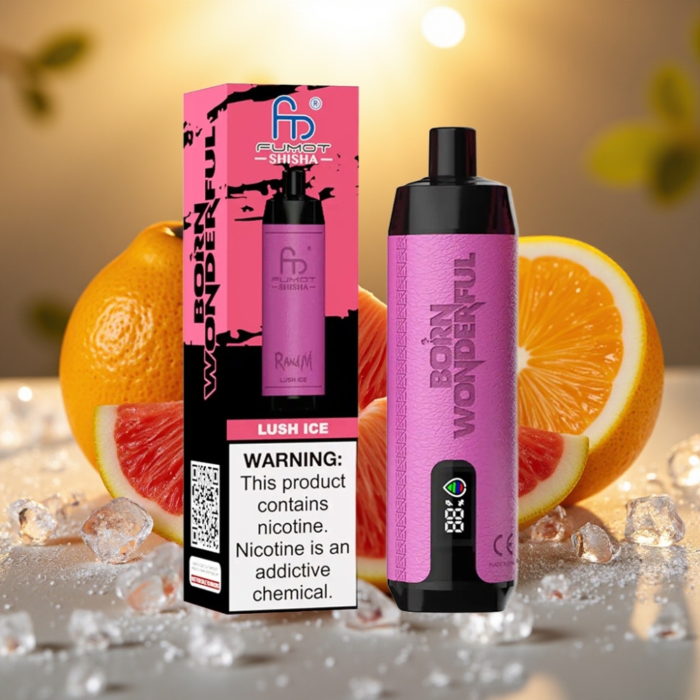 RandM Fumot Shisha 10000 Puffs Glace Givrée 18ml 850mAh 0.6ohm