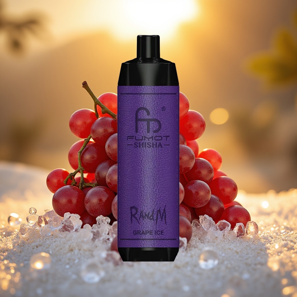 RandM Fumot Shisha 10000 Puffs Glace Raisin 18ml 850mAh 0.6ohm