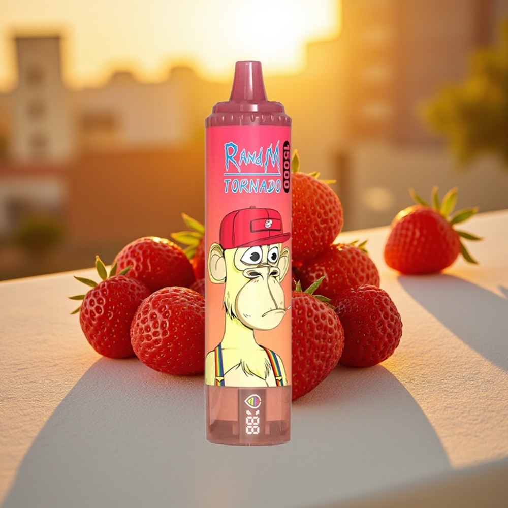 Fumot RandM Tornado 15000 Puffs 25ml 850mAh Red Bull Fraise