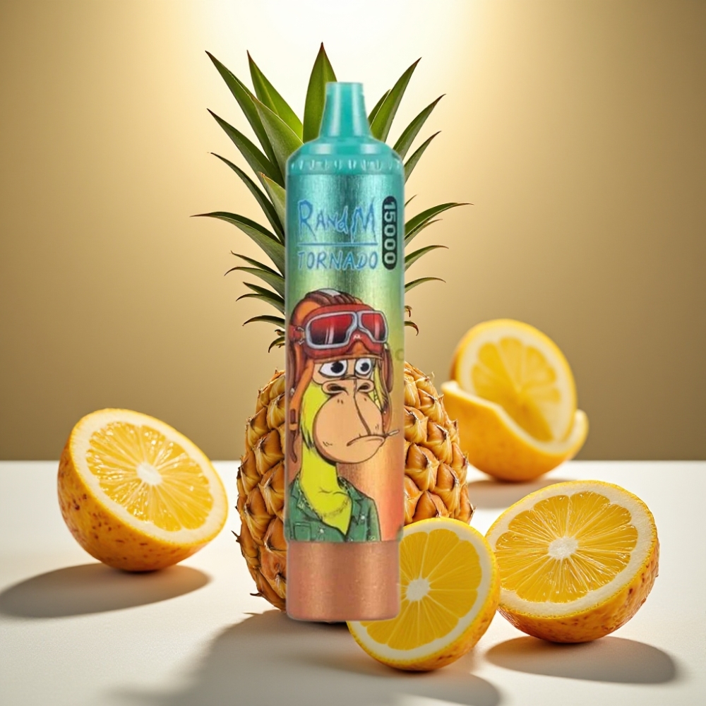 Fumot RandM Tornado 15000 Puffs Ananas Glacé - 25ml, 850mAh, Mesh Coil