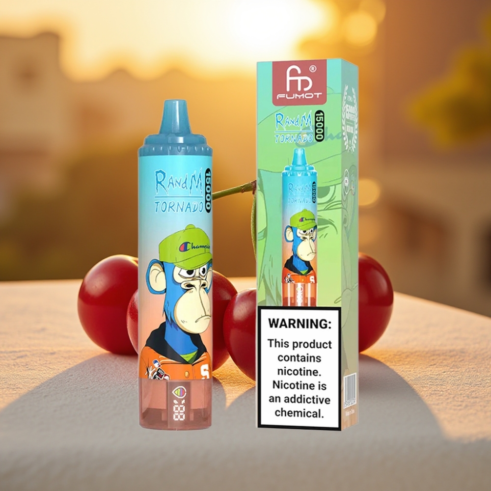Fumot RandM Tornado 15000 Puffs Cerise Cola 25ml 850mAh Mesh 0.9 Ohm