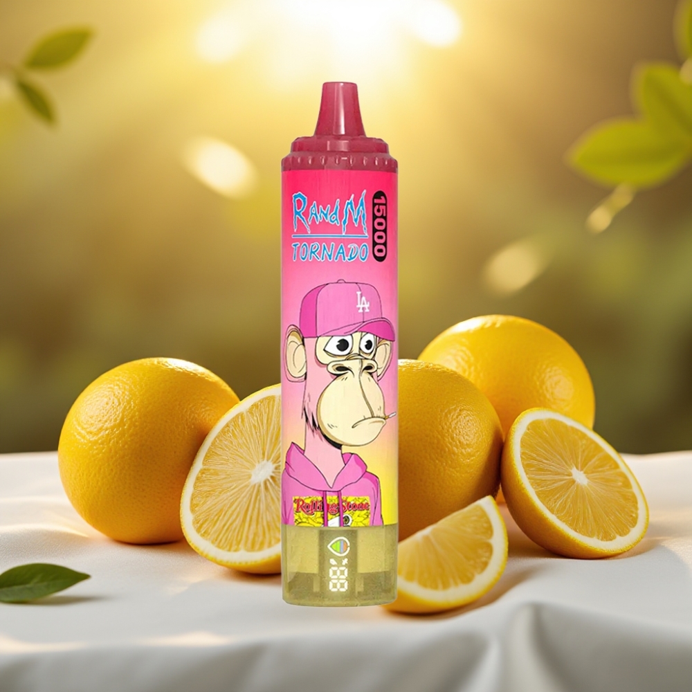 Fumot RandM Tornado 15000 Puffs Citron - 25ml, 850mAh, Mesh Coil